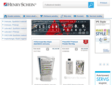 Tablet Screenshot of hsdental-shop.cz